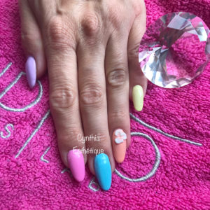 Faux ongles chablon gel